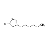 CAS#: 146034-01-7， 3-Hexyl-1,2-Oxazol-5(4H)-One