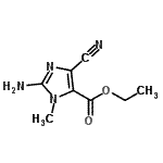 CAS#: 146091-70-5， Ethyl 2-Amino-4-Cyano-1-Methyl-1H-Imidazole-5-Carboxylate