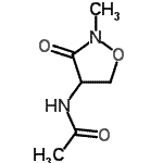 CAS 登录号：14617-48-2， N-(2-甲基-3-氧代-1,2-恶唑烷-4-基)乙酰胺
