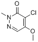 structure of CAS# 14628-57-0, 4-Chloro-5-Methoxy-2-Methyl-3(2H)-Pyridazinone;4-CHLORO-5-METHOXY-2-METHYL-2,3-DIHYDROPYRIDAZIN-3-ONE;4-CHLORO-5-METHOXY-2-METHYLPYRIDAZIN-3(2H)-ONE;4-CHLORO-5-METHOXY-2-METHYLPYRIDAZIN-3-ONE