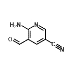 CAS 登录号：146356-11-8， 6-氨基-5-甲酰基烟腈