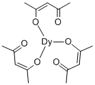 structure of CAS# 14637-88-8, (Oc-6-11)-Tris(2,4-Pentanedionato)-Dysprosium