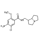 CAS#: 146388-57-0， 4-Amino-5-Chloro-N-(Hexahydro-1H-Pyrrolizin-1-Ylmethyl)-2-Methoxybenzamide