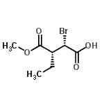 CAS#: 146499-97-0， (2S,3R)-2-Bromo-3-(Methoxycarbonyl)Pentanoic Acid