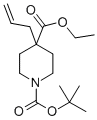 结构式 CAS# 146603-99-8, 4-(2-丙烯-1-基)-1,4-哌啶二羧酸 1-叔丁基 4-乙基酯