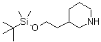 CAS#: 146667-82-5， 3-(2-{[Dimethyl(2-Methyl-2-Propanyl)Silyl]Oxy}Ethyl)Piperidine