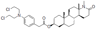 CAS#: 146678-52-6， [(4aS,4bR,6aS,8S,10aS,10bS,12aS)-1,10a,12a-Trimethyl-2-Oxo-3,4,4a,4b,5,6,6a,7,8,9,10,10b,11,12-Tetradecahydronaphtho[6,5-f]Quinolin-8-Yl] 2-[4-[Bis(2-Chloroethyl)Amino]Phenyl]Acetate