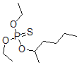 CAS 登录号：14683-75-1， 二乙氧基-己烷-2-基氧基-硫代-膦烷
