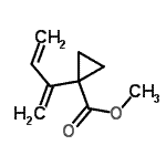 CAS 登录号：146857-47-8， 甲基1-(1,3-丁二烯-2-基)环丙烷羧酸酯