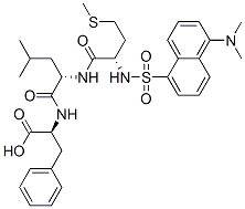 CAS#: 146935-91-3， (2S)-2-[[(2S)-2-[[(2S)-2-[(5-Dimethylaminonaphthalen-1-Yl)Sulfonylamino]-4-Methylsulfanylbutanoyl]Amino]-4-Methylpentanoyl]Amino]-3-Phenylpropanoic Acid
