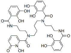 CAS#: 146980-30-5， N-[3-[(2,3-Dihydroxybenzoyl)Amino]Propyl]-N-[4-[(2,3-Dihydroxybenzoyl)-[3-[(2,3-Dihydroxybenzoyl)Amino]Propyl]Amino]Butyl]-1-Hydroxy-6-Oxopyridine-2-Carboxamide