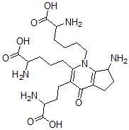CAS#: 147044-50-6， 2-Amino-6-[7-Amino-3-(3-Amino-4-Hydroxy-4-Oxobutyl)-2-(4-Amino-5-Hydroxy-5-Oxopentyl)-4-Oxo-6,7-Dihydro-5H-Cyclopenta[E]Pyridin-1-Yl]Hexanoic Acid