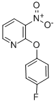 结构式 CAS# 147143-58-6, 2-(4-氟苯氧基)-3-硝基-吡啶