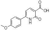 structure of CAS# 147269-07-6, 6-(4-Methoxyphenyl)-2-Oxo-1,2-Dihydro-3-Pyridinecarboxylic Acid;2-hydroxy-6-(4-methoxyphenyl)pyridine-3-carboxylic acid;6-(4-Meth<wbr>oxy-3-Met<wbr>hyl-Pheny<wbr>l)-2-Oxo-<wbr>1,2-Dihyd<wbr>ro-Pyridi<wbr>ne-3-Carb<wbr>oxylic Ac<wbr>id;6-(4-meth<wbr>oxyphenyl<wbr>)-2-oxo-1<wbr>,2-dihydr<wbr>o-3-pyrid<wbr>inecarbox<wbr>ylic acid