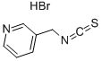 structure of CAS# 147342-57-2, 3-(Isothiocyanatomethyl)Pyridine Hydrobromide;3-Picolyl Isothiocyanate Hydrobromide;Fs000022
