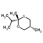 CAS#: 147354-45-8， (2S,5R)-2-Isopropyl-2,5-Dimethyl-1,3-Oxathiane