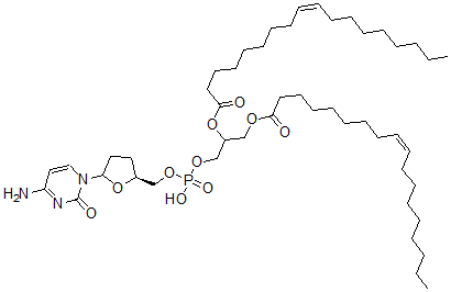 CAS#: 147556-77-2， [3-[[(2S)-5-(4-Amino-2-Oxopyrimidin-1-Yl)Oxolan-2-Yl]Methoxy-Hydroxyphosphoryl]Oxy-2-[(Z)-Octadec-9-Enoyl]Oxypropyl] (Z)-Octadec-9-Enoate