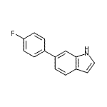 CAS#: 147621-16-7， 6-(4-Fluorophenyl)-1H-Indole