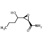 CAS#: 147649-14-7， (2R,3R)-3-(1-Hydroxybutyl)-2-Oxiranecarboxamide