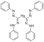 CAS#: 14783-59-6， mercuric (Z)-phenylazo-(phenylhydrazono)methanethiolate