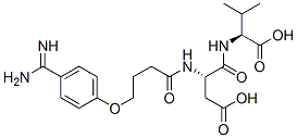 CAS#: 147865-49-4， (2S)-2-[[(2S)-2-[4-(4-Carbamimidoylphenoxy)Butanoylamino]-4-Hydroxy-4-Oxobutanoyl]Amino]-3-Methylbutanoic Acid