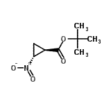 CAS#: 148124-02-1， 2-Methyl-2-Propanyl (1R,2R)-2-Nitrocyclopropanecarboxylate