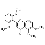 CAS#: 14813-19-5， 2-(2,6-Dimethoxyphenyl)-5,6-Dimethoxy-4H-Chromen-4-One