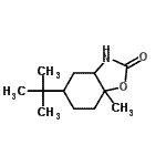 CAS#: 148239-28-5， 7A-Methyl-5-(2-Methyl-2-Propanyl)Hexahydro-1,3-Benzoxazol-2(3H)-One