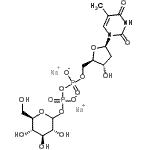 CAS#: 148296-43-9， Disodium,[[(2R,3S,5R)-3-Hydroxy-5-(5-Methyl-2,4-Dioxo-Pyrimidin-1-Yl)Tetrahydrofuran-2-Yl]Methoxy-Oxido-Phosphoryl] [(3R,4S,5S,6R)-3,4,5-Trihydroxy-6-(Hydroxymethyl)Tetrahydropyran-2-Yl] Phosphate