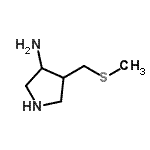 CAS#: 148305-05-9， 4-[(Methylsulfanyl)Methyl]-3-Pyrrolidinamine