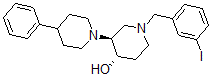 CAS#: 148519-95-3， (3S,4S)-1-[(3-Iodophenyl)Methyl]-3-(4-Phenylpiperidin-1-Yl)Piperidin-4-Ol