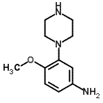 CAS#: 148546-90-1， 4-Methoxy-3-(1-Piperazinyl)Aniline