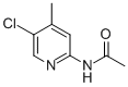结构式 CAS# 148612-16-2, N-(5-氯-4-甲基-2-吡啶基)-乙酰胺