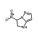 CAS#: 148777-85-9， 3-Nitro-2,3-Dihydro-1H-Imidazo[1,2-b]Pyrazole