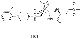 CAS#: 148927-60-0， (2S)-2-Amino-N-[(1S,4R)-7,7-Dimethyl-1-[[4-(2-Methylphenyl)Piperazin-1-Yl]Sulfonylmethyl]-6-Bicyclo[2.2.1]Heptanyl]-4-Methylsulfonylbutanamide