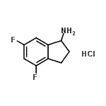 CAS#: 148960-40-1， 4,6-Difluoro-1-Indanamine Hydrochloride (1:1)