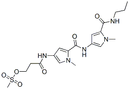 CAS#: 148965-72-4， [3-[[1-Methyl-5-[[1-Methyl-5-(Propylcarbamoyl)Pyrrol-3-Yl]Carbamoyl]Pyrrol-3-Yl]Amino]-3-Oxopropyl] Methanesulfonate