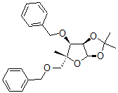 CAS#: 149017-69-6， (3aR,5R,6S,6aR)-2,2,5-Trimethyl-6-(Phenylmethoxy)-5-(Phenylmethoxymethyl)-6,6a-Dihydro-3aH-Furo[4,5-d][1,3]Dioxole