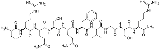 CAS#: 149097-03-0， Leucyl-arginyl-glutaminyl-seryl-glutaminyl-phenylalanyl-valyl-glycyl-seryl-argininamide