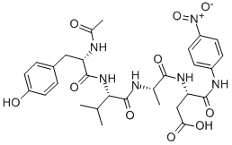 structure of CAS# 149231-66-3, N-Acetyl-L-Tyrosyl-L-Valyl-L-Alanyl-N-(4-Nitrophenyl)-L-alpha-Asparagine;ACETYL-TYR-VAL-ALA-ASP-(P-NITROANILIDE);CASPASE-1 SUBSTRATE IV, COLORIMETRIC;IL-1B CONVERTING ENZYME SUBSTRATE IV