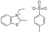 结构式 CAS# 14933-76-7, 3-乙基-2-甲基苯并噻唑鎓对甲苯磺酸盐