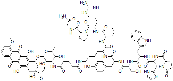 CAS#: 149665-71-4， Lys(6)-LHRH-doxorubicin