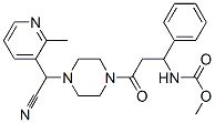 CAS#: 149692-09-1， Methyl N-[3-[4-[Cyano-(2-Methylpyridin-3-Yl)Methyl]Piperazin-1-Yl]-3-Oxo-1-Phenylpropyl]Carbamate