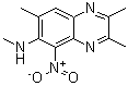 CAS#: 149703-60-6， N,2,3,7-Tetramethyl-5-Nitro-6-Quinoxalinamine