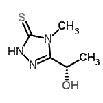 CAS#: 149762-20-9， 5-[(1S)-1-Hydroxyethyl]-4-Methyl-2,4-Dihydro-3H-1,2,4-Triazole-3-Thione