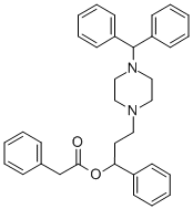CAS#: 149848-11-3， [3-[4-[Di(Phenyl)Methyl]Piperazin-1-Yl]-1-Phenylpropyl] 2-Phenylacetate