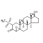 CAS#: 149950-20-9， 17-Hydroxy-2-(Methylsulfonyl)-4,5-Epoxyandrostan-3-One