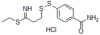 CAS#: 149997-66-0， 4-(3-Ethylsulfanyl-3-Iminopropyl)Disulfanylbenzamide Hydrochloride