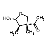 CAS#: 150097-18-0， 1-[(3R,4R,5R)-5-Hydroxy-3,4-Dimethyltetrahydro-3-Furanyl]Ethanone