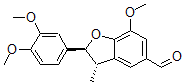 CAS#: 150133-00-9， (2S,3S)-2-(3,4-Dimethoxyphenyl)-7-Methoxy-3-Methyl-2,3-Dihydro-1-Benzofuran-5-Carbaldehyde